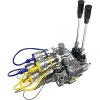 Distributore oleodinamico doppio effetto a 2 leve 3/8